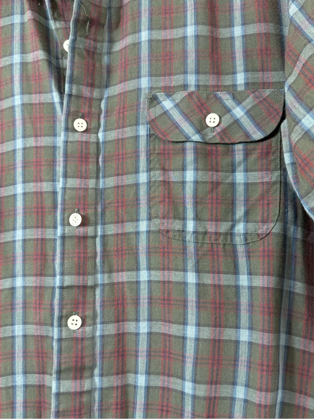 Vintage 80s Brigade Arrow Sportswear Plaid Button Down Shirt Mens M - Picture 2 of 6